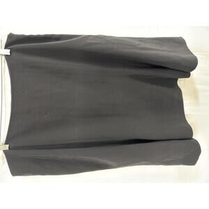 Jacques Vert Classic Black Polyester Skirt, UK Size 20 / EU 46